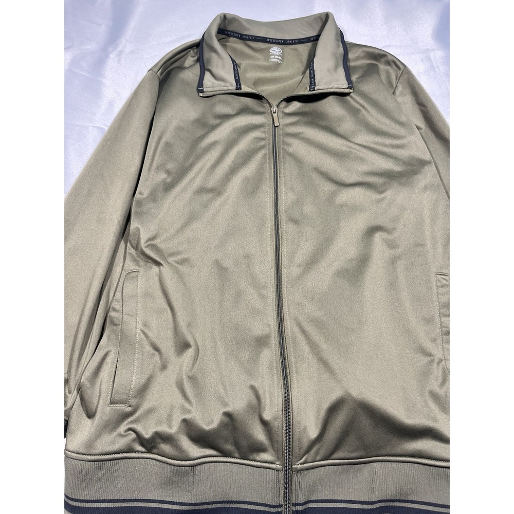 Athletic Brand Men's Light Jacket, Hikers, Natural Green Accent Stripes Men's XL - Picture 6 of 8